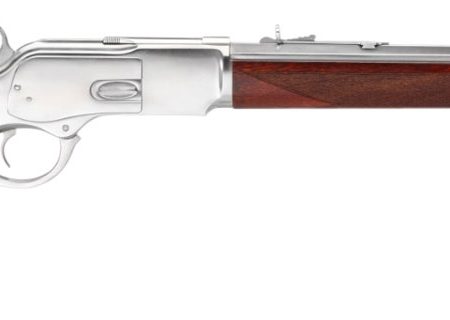 Taylors & Company 550247 1873  357 Mag Caliber with 10+1 Capacity, 20" Barrel, Silver Metal Finish & Walnut Fixed Pistol Grip Stock Right Hand (Full Size)