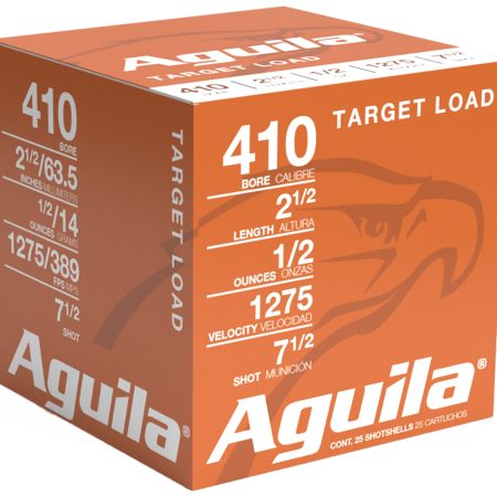 Aguila 1CHB4137 Target Load Competition 410Gauge 2.50" 1/2oz 7.5Shot 25 Per Box/20 Case