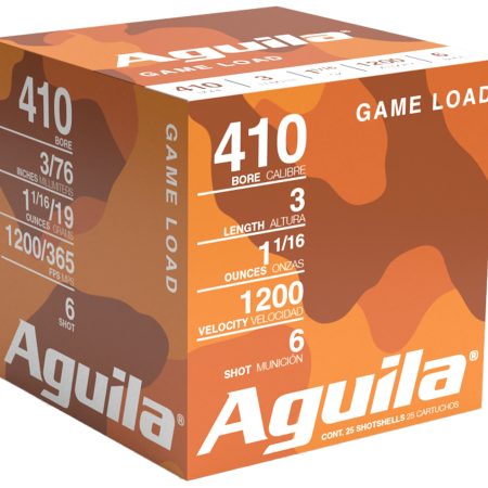 Aguila 1CHB4126 Game Load  410Gauge 3" 11/16oz 6Shot 25 Per Box/10 Case