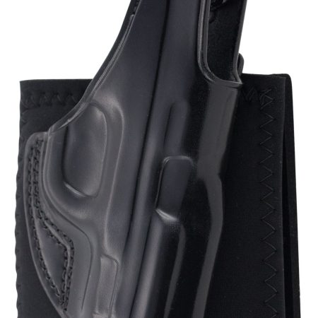 Galco AG652B Ankle Glove  Size Fits Ankles up to 13" Black Leather Hook & Loop Fits S&W M&P Shield Fits S&W M&P Shield Plus Fits S&W M&P Shield 2.0 Right Hand