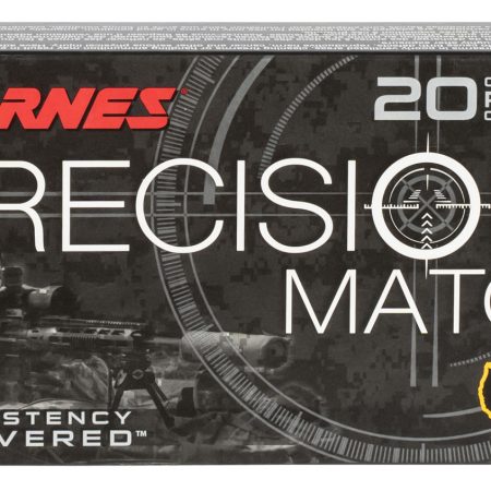 Barnes Bullets 30814 Precision Match  6mmCreedmoor 112gr Open Tip Match Boat Tail 20 Per Box/10 Case