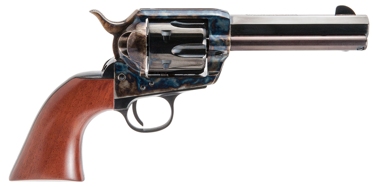 Cimarron PP400MALO El Malo Pre-War 1896-1940 38 Special 6 Shot 4.75" Blued Octagon Steel Barrel, Blued Cylinder, Color Case Hardened Steel Frame, Walnut Grip, Exposed Hammer