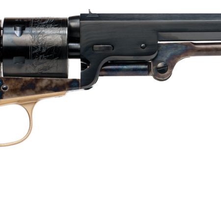 Cimarron CA9081SS101 Man With No Name Conversion Hollywood Series 38 Long Colt 6rd 7.50" Blued Steel Barrel & Cylinder Color Case Hardened Steel Frame with Walnut Grip with Integrated Snake