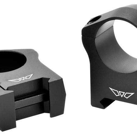 Warne 7202M Scope Rings Mountain Tech Matte Black 1" High 0 MOA