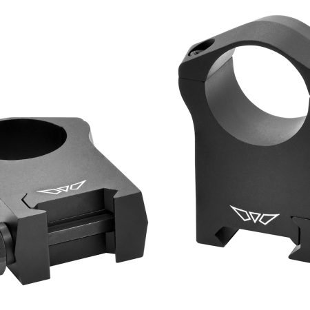 Warne 7204M Scope Rings Mountain Tech Matte Black 1" Ultra High 0 MOA