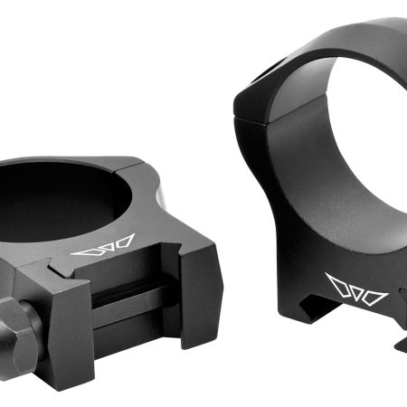 Warne 7221M Scope Rings Mountain Tech Matte Black 34mm Medium 0 MOA