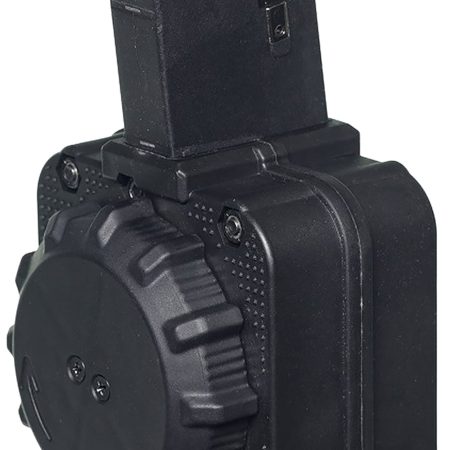 ProMag DRMA8 Standard  65rd Drum 5.56x45mm Fits AR-15 Black DuPont Zytel Polymer