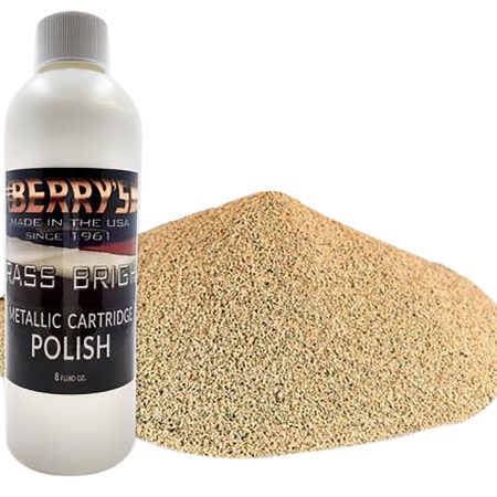 Berry's 73743 Brass Polishing Kit 8 oz. Bright Brass/ 6 lbs. Corn Polishing Media