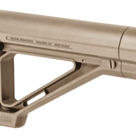 Magpul MAG480-FDE MOE Carbine Stock Fixed Flat Dark Earth Synthetic for AR-15, M16, M4 with Mil-Spec Tubes (Tube Not Included)