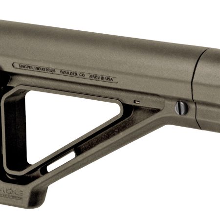 Magpul MAG480-ODG MOE Carbine Stock Fixed OD Green Synthetic for AR-15, M16, M4 with Mil-Spec Tube (Tube Not Included)