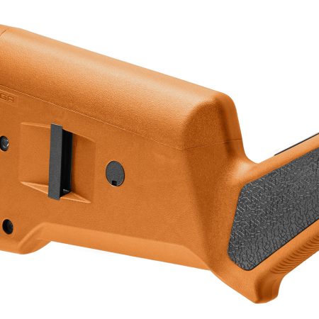 Magpul MAG490-ORG SGA Shotgun Stock Orange Synthetic for Mossberg 500, 590, 590A1 Ambidextrous Hand