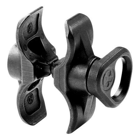 Magpul MAG493BLK Forward Sling Mount made of Steel with Melonite Black Finish for Mossberg 590 & 590AL with Magpul SGA Stock