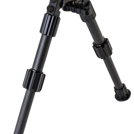Caldwell 1082222 Accumax Premium Pic Rail Bipod 9-13" Black Carbon Fiber