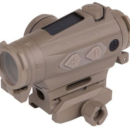 Sig Sauer Electro-Optics SOR43131 Romeo4T  Flat Dark Earth 1 x 20 mm 2 MOA Red Ballistic Dot/65 MOA Circle