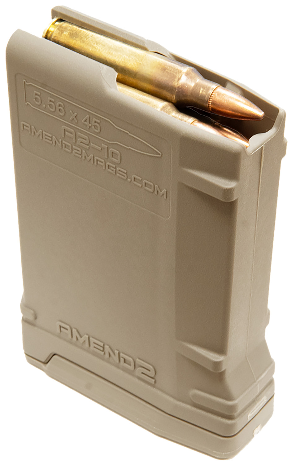 Amend2 556MOD2FDE10 MOD-2 10rd 223 Rem/5.56x45mm NATO Compatible w/ AR-15/M16/M4 Flat Dark Earth Polymer