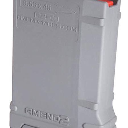 Amend2 556MOD2GRY10 MOD-2  10rd 223 Rem/5.56x45mm NATO Compatible w/ AR-15/M16/M4 Gray Polymer