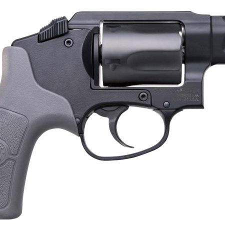 Smith & Wesson 103039 M&P Bodyguard J-Frame 38 Special +P 5 Shot 1.88" Matte Black Stainless Steel Barrel, Black PVD Cylinder, Matte Black Aluminum Frame, Gray Polymer Grip, Concealed Hammer