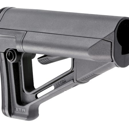 Magpul MAG470-GRY STR Carbine Stock Stealth Gray Synthetic for AR-15, M16, M4 with Mil-Spec Tube (Tube Not Included)