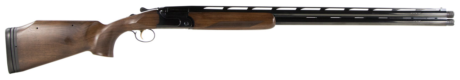 CZ-USA 06586 All American 12 Gauge 3" 2rd 32" Ported Barrel, Gloss Blued Metal Finish, Turkish Walnut Stock with Adjustable Comb Includes 5 Chokes