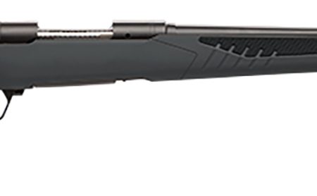 Savage Arms 57173 110 Hunter Full Size 6.5 Creedmoor 4+1 24" Matte Black Button-Rifled Barrel, Matte Black Drilled & Tapped Carbon Steel Receiver, Adj AccuStock Matte Gray Synthetic Stock, Right Hand
