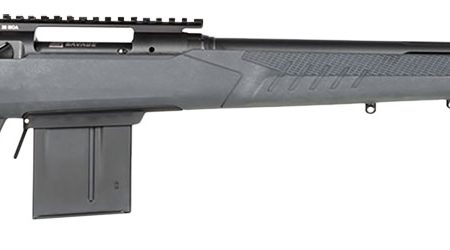 Savage Arms 57232 110 Tactical 6.5 Creedmoor 10+1 24", Matte Black Metal, Gray Fixed AccuStock with AccuFit