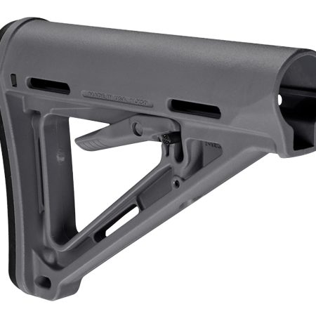 Magpul MAG400-GRY MOE Carbine Stock Stealth Gray Synthetic for AR-15, M16, M4 with Mil-Spec Tube (Tube Not Included)