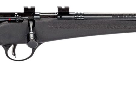 Savage Arms 13834 Rascal FLV-SR Youth 22 LR 1rd 16.12" Matte Blued Heavy Barrel, Matte Blued Carbon Steel Receiver, Black Synthetic Stock, Right Hand
