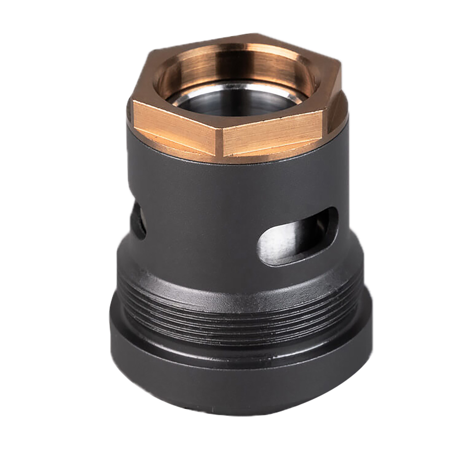 SilencerCo AC2448 3-Lug Mount 45 ACP Black Steel