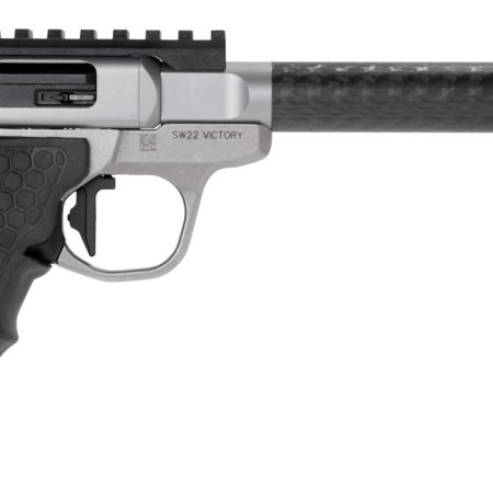 Smith & Wesson 12080 Performance Center Victory Target 22 LR 6" CF MB 10+1 Stainless Steel Tandemkross Black HiveGrip with Integrated Target Thumb Rest Grip