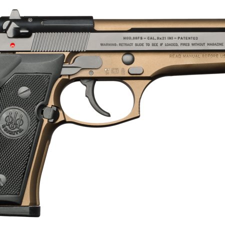 Beretta USA JS92F340M 92 Full Size 9mm Luger Single/Double 4.9" 15+1 Black Synthetic Grip Burnt Bronze Slide