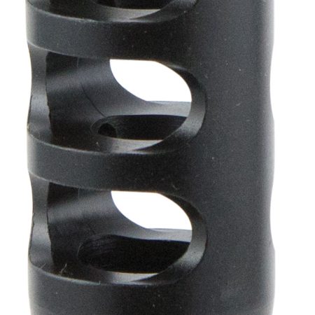 TacFire MZ10023B Compact Compensator Black Nitride Steel with 5/8"-24 tpi Threads, 2.50" OAL & 1" Diameter for 308 Win AR-10