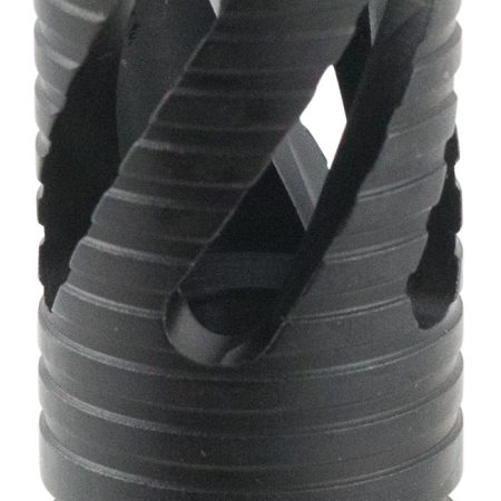 TacFire MZ10213B Thread Crown Muzzle Brake Black Oxide Steel with 5/8"-24 tpi Threads & 2.05" OAL for 308 Win AR-10