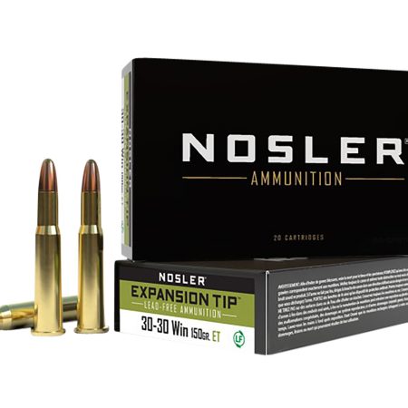 Nosler 40670 E-Tip  30-30Win 150gr E Tip Lead Free 20 Per Box/10 Case