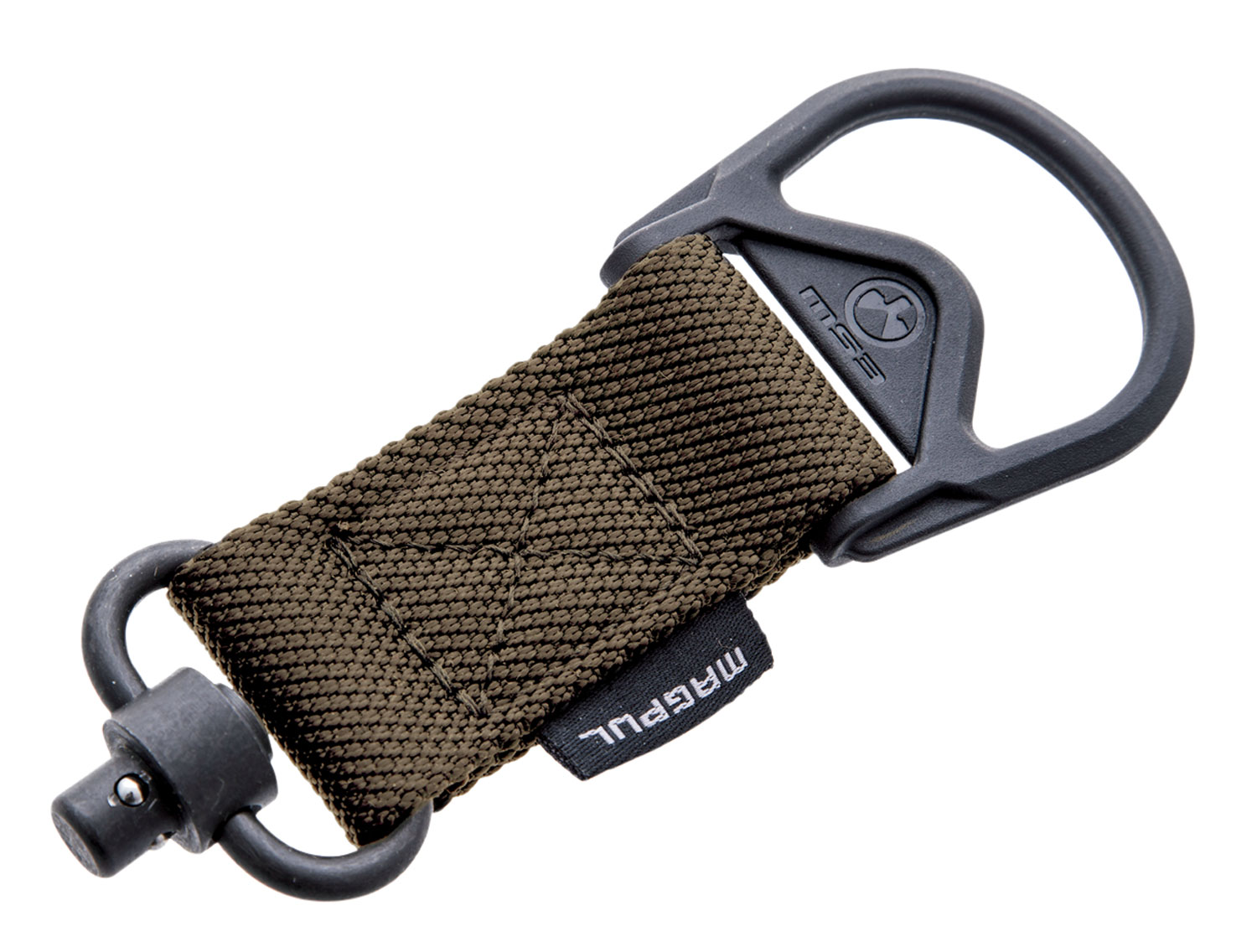 Magpul MAG517-COY MS1/MS3 QD Sling Adapter made of Steel with Maganese Phosphate Coyote Finish, Polymer Hardware, Nylon 1.25" Webbing & Two to One-Point Design for AR-15, M4, M16, AK-Platform & AKM