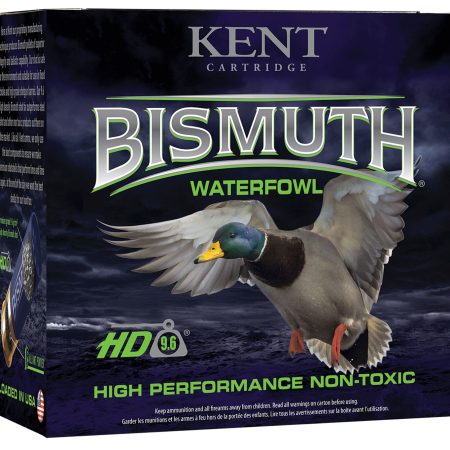 Kent Cartridge B12W364 Bismuth Waterfowl 12 Gauge 2.75" 1 1/4 oz Bismuth 4 Shot 25 Per Box/ 10 Case