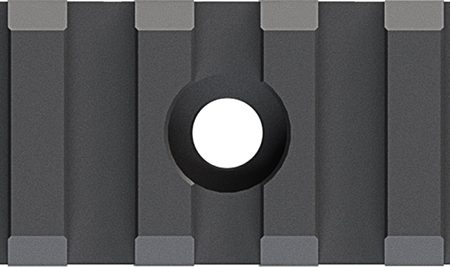 Magpul MAG593-BLK M-LOK Polymer Rail 11 Slots Black