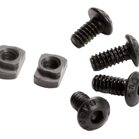 Magpul MAG615-BLK M-LOK T-Nut Replacement Set M-LOK Chromoly Steel Black Manganese Phosphate
