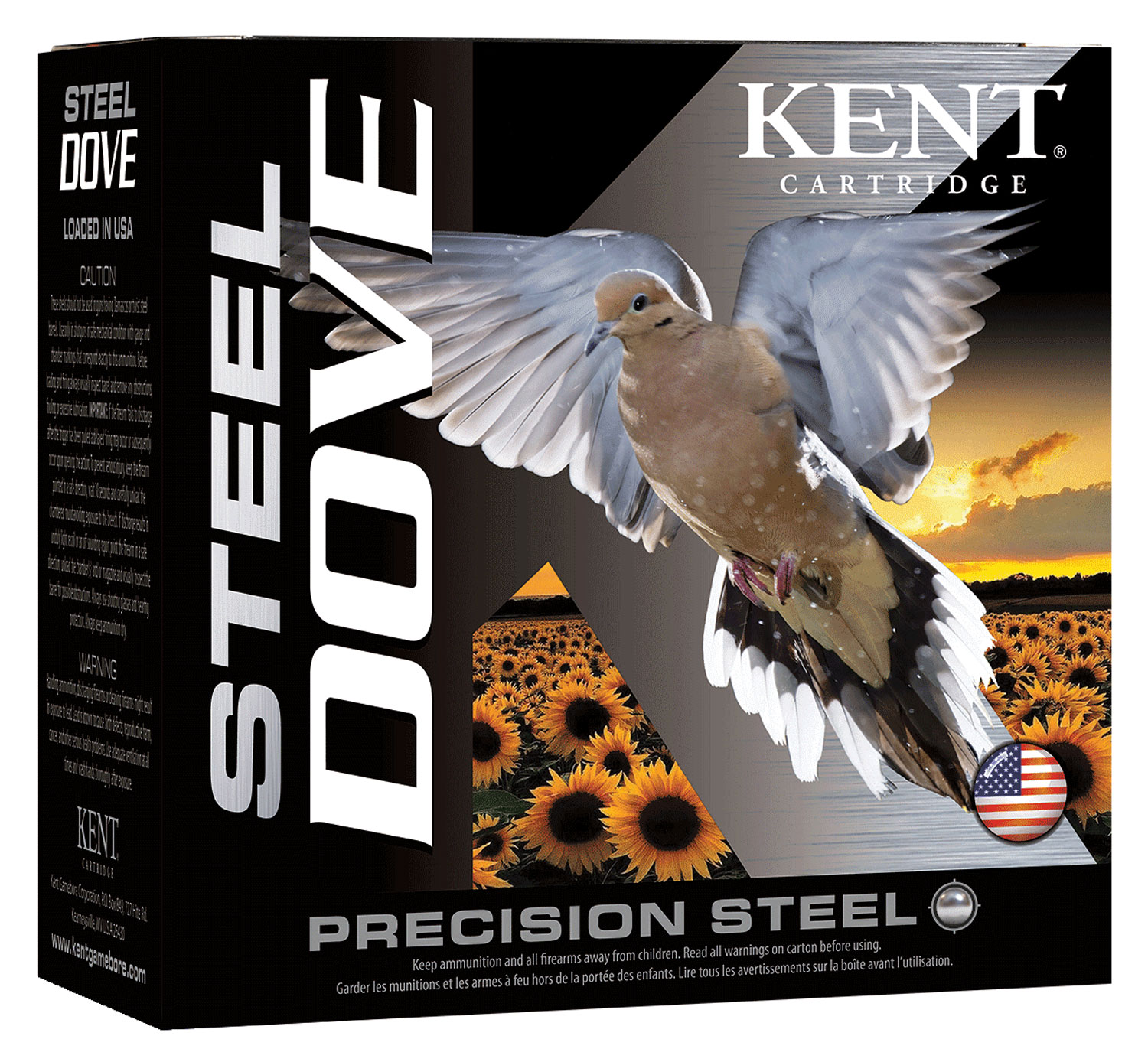 Kent Cartridge K12SD286 Steel Dove 12Gauge 2.75" 1oz 6Shot 25 Per Box/10 Case