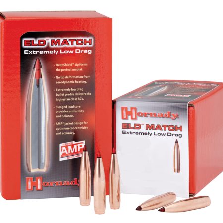 Hornady 26331 ELD Match  6.5mm .264 140 gr Extremely Low Drag Match 100 Per Box/ 15 Case
