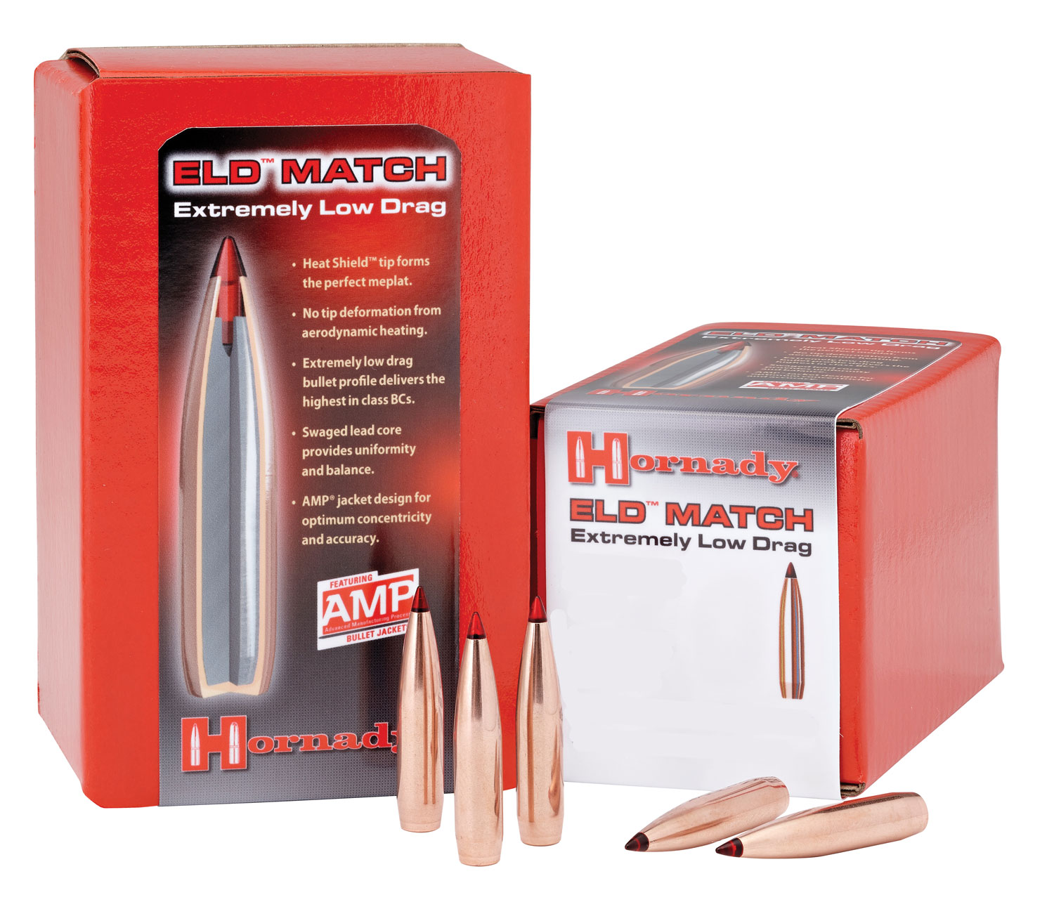 Hornady 26331 ELD Match 6.5mm .264 140 gr Extremely Low Drag Match 100 Per Box/ 15 Case