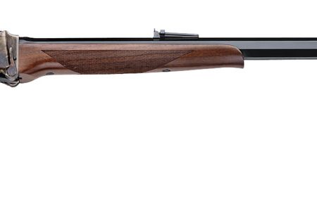 Davide Pedersoli 010S780457 1874 Sporting 45-70 Gov 1rd 32" Octagon Blued Barrel, Color Case Hardened Steel Receiver, Walnut Stock