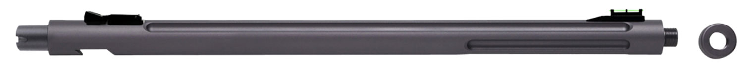 Tactical Solutions 1022SGMG X-Ring Barrel 22 LR 16.50" Gunmetal Gray Finish Aluminum Material Bull with Fluting, Threading & Sights for Ruger 10/22