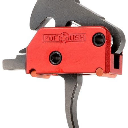 Patriot Ordnance Factory 01509 Drop-In  Black/Red Curved Trigger Two-Stage