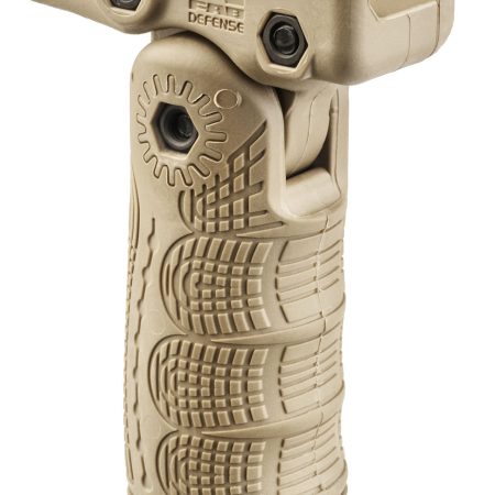 FAB Defense FXTFLT T-FL Vertical Folding Foregrip 7 Position Flat Dark Earth Fiberglass Reinforced Polymer