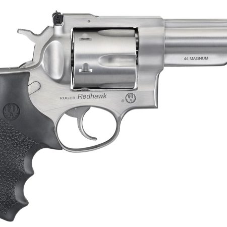 Ruger 5044 Redhawk  44 Special/44 Rem Mag 6rd, 4.20" Satin Stainless Steel Barrel, Dual Chambered Satin Stainless Cylinder, Satin Stainless Steel Frame, Hardwood Grip, Exposed Hammer