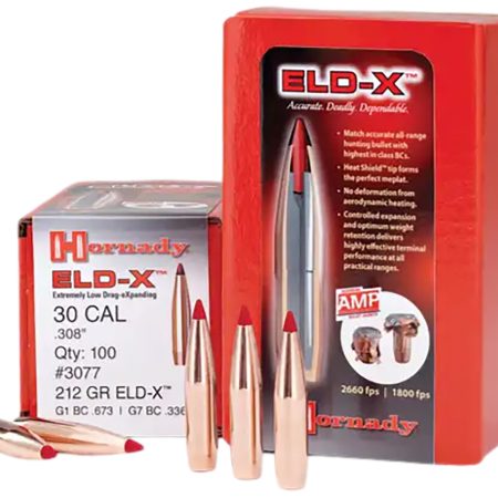 Hornady 2441 ELD-X  6mm .243 90 gr Extremely Low Drag eXpanding 100 Per Box/ 25 Case