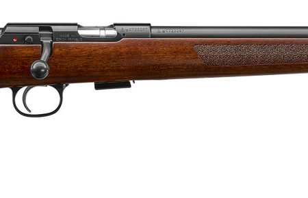CZ-USA 02341 CZ 457 Varmint Full Size 22 WMR 5+1 20.50" Black Nitride Heavy Barrel Black Nitride Steel Receiver Turkish Walnut Fixed Varmint-Style Stock Right Hand