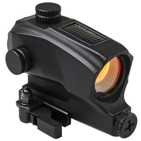 NcStar VDBSOL130 SPD Solar Reflex Sight  Black Anodized 1 x 27 mm 2 MOA Red Dot Quick Release