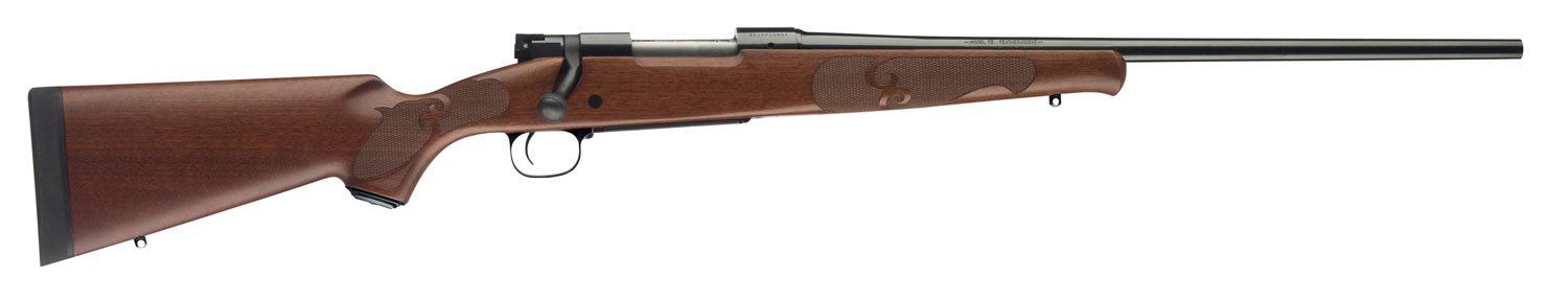 Winchester Guns 535201289 Model 70 Featherweight Compact 6.5 Creedmoor Caliber with 5+1 Capacity, 20" Barrel, Brushed Polish Blued Metal Finish & Satin Walnut Fixed Feather Checkered Stock Right Hand