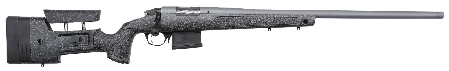 Bergara Rifles BPR2065PRC Premier HMR Pro 6.5 PRC 2+1 26" Threaded Barrel, Tactical Gray Cerakote, Black with Gray Fleck Stock